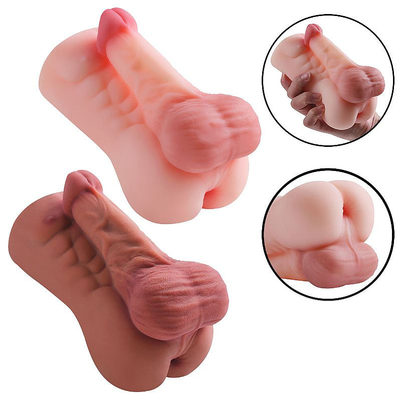 Miniatura: MASTUBADOR MASCULINO COM ANUS BEGE 9793