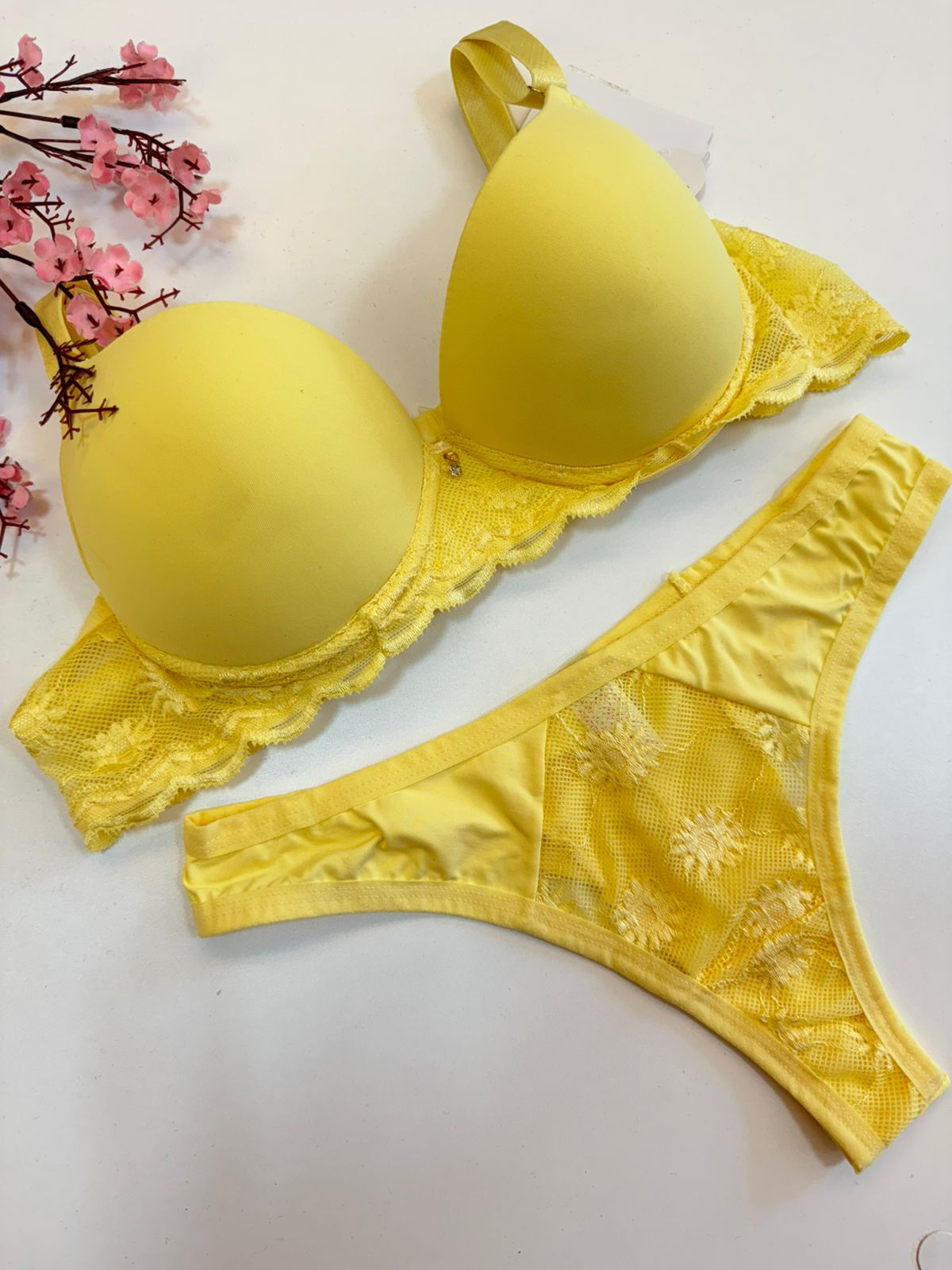 CONJUNTO ESTILOSA  3664 AMARELO  GG
