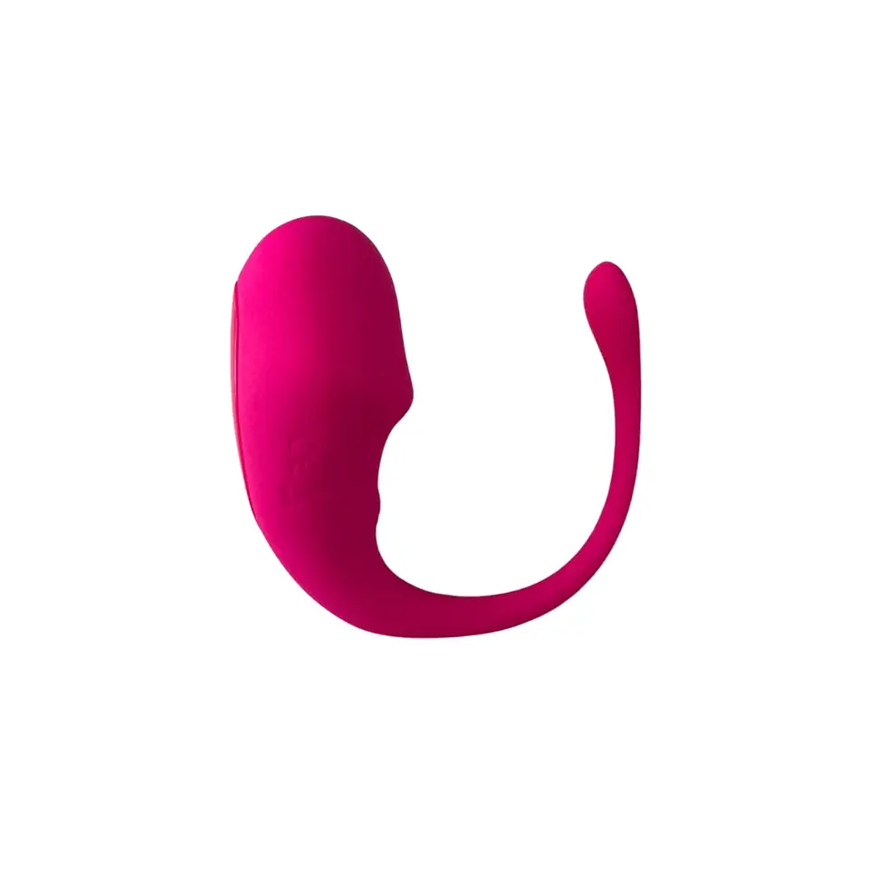 Miniatura: VIBRADOR DE CASAL EM FORMATO DE GLANDE POR APP ROSA MLPP2015