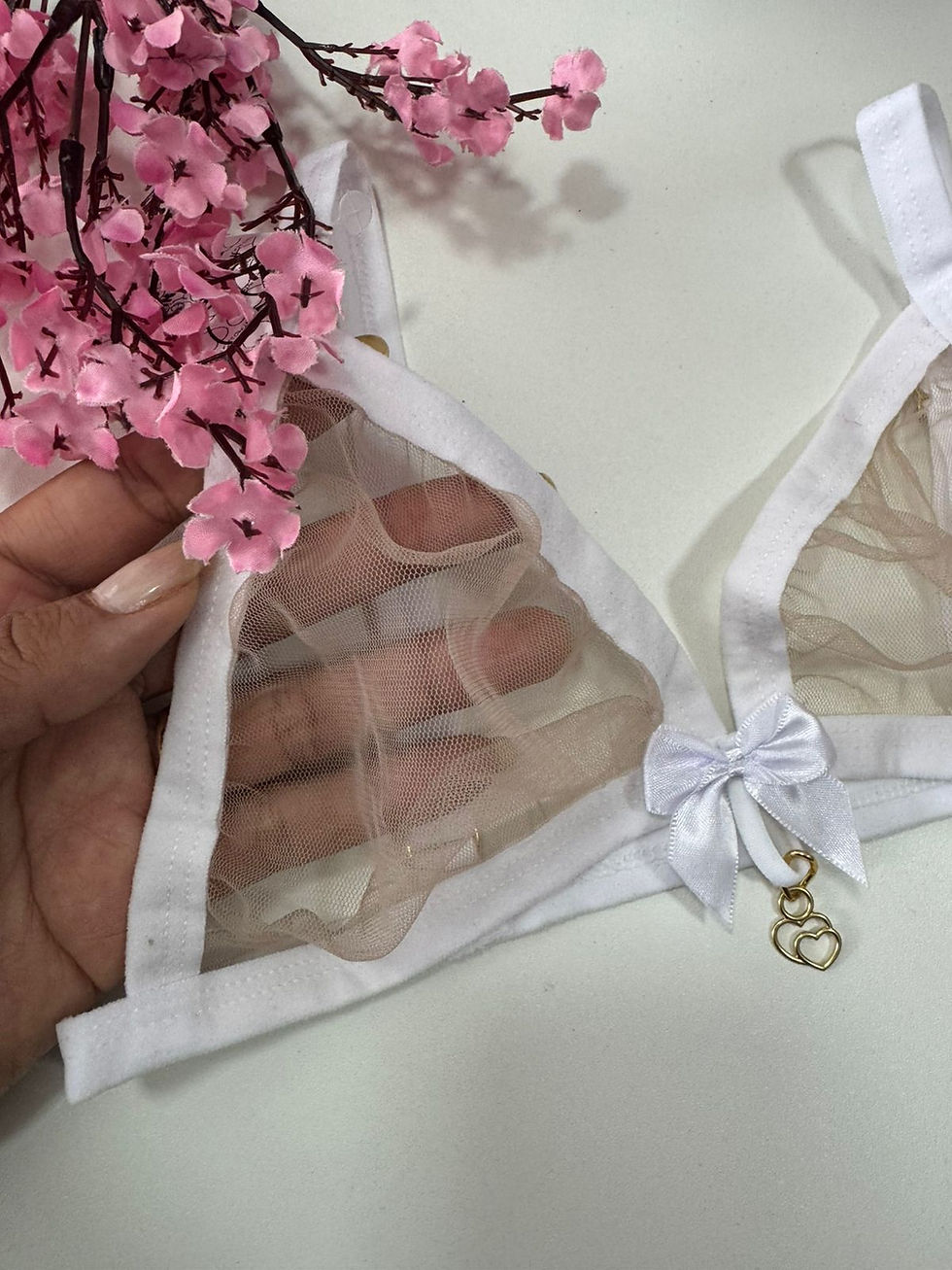 Miniatura: SUTIA DIVA EM TULE BRANCO