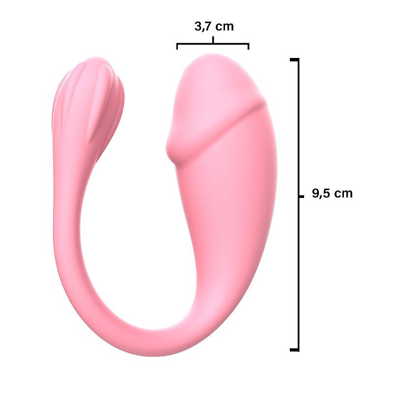 Miniatura: VIBRADOR DE CASAL APP SI ROSA 9595