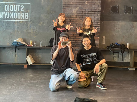 【HIPHOPのレッスン風景】８月９日『超入門』と『入門初級』