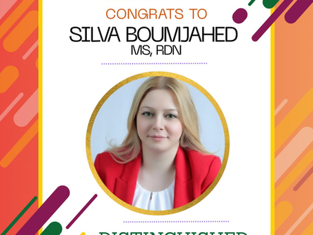 Silva Boumajhed, Cohort 2024, receives the Distinguished Service Award