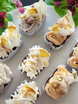 Événement sportif - cupcakes longs