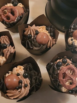 Cupcakes pour adultes - Nutella et Bueno