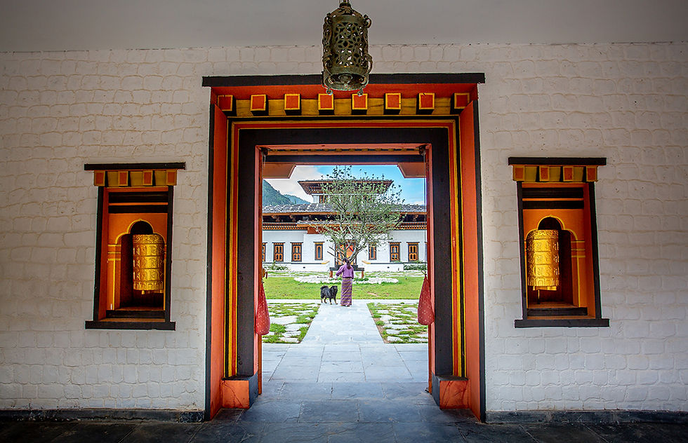 The entrance to the Bhutan Spirit Sanctuary