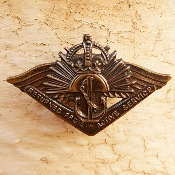 Returned from active service badge