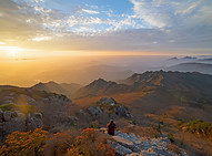Sunrise on Mt Gayasan Image courtesy Rustic Korea