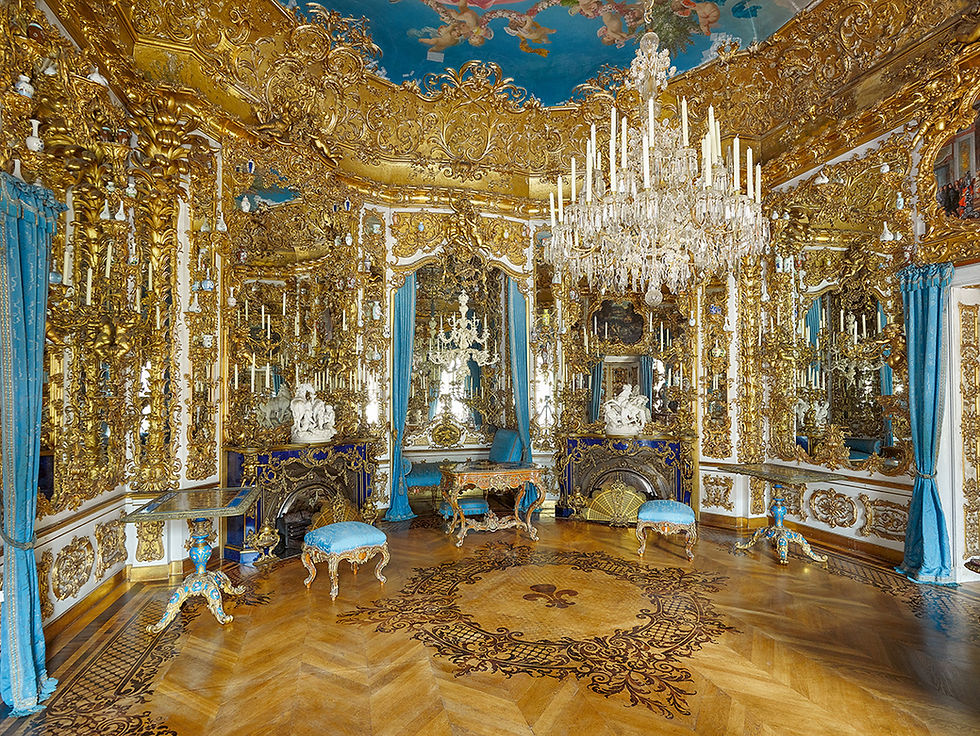 Solo travel Bavaria Hall of Mirrors Linderhof Palace