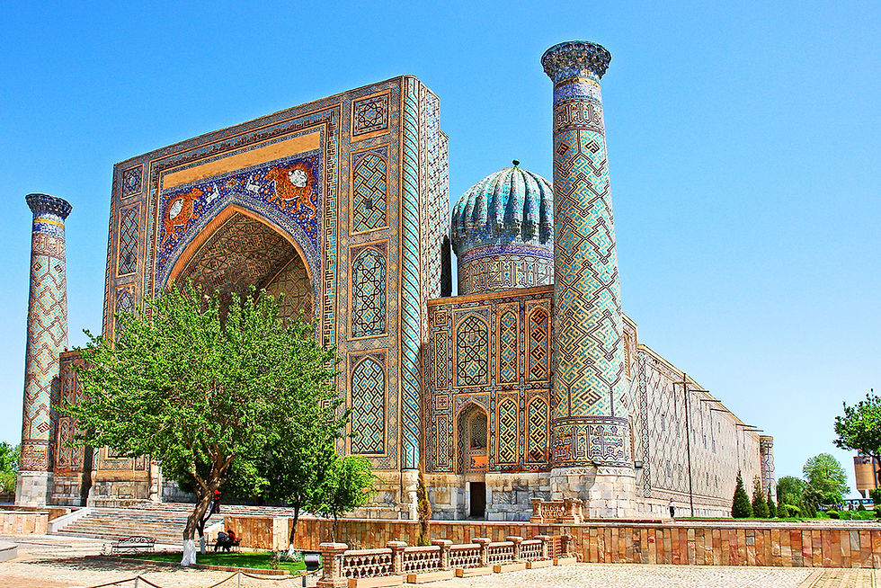 The Registan (also known as Registan Square) is the heart of the ancient city of Samarkand