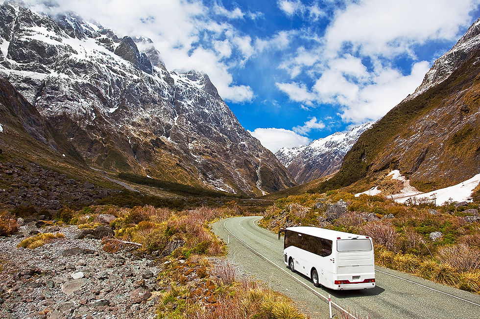 Travelling from Milford Sound to Te Anau, New Zealand Photographer Carl Quick