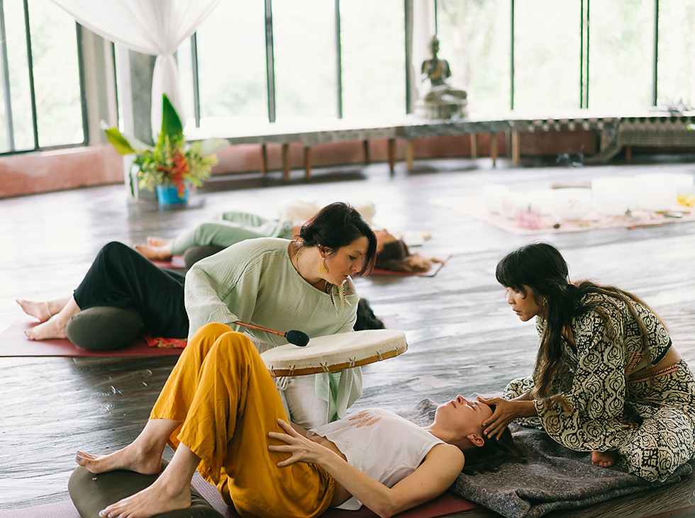 We had photographer Herry Santosa attend during the Breathwork certification training led