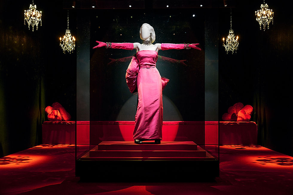 The famous pink dress from Gentlemen Prefer Blondes Image © courtesy Los Angeles Tourism