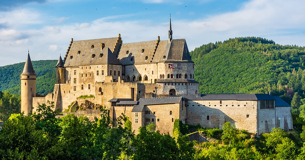 Solo travel to Vianden Castle, Luxembourg