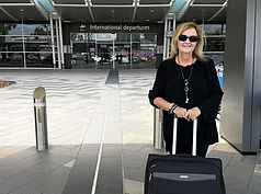 Briar heading to Bali from Perth International Airport