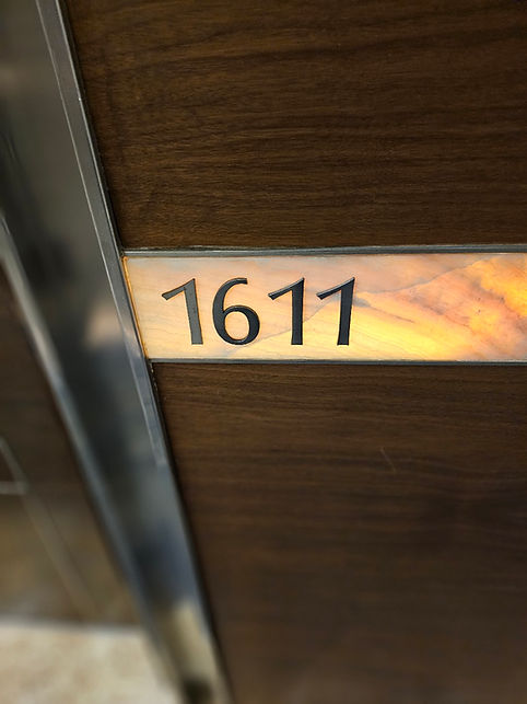 Photographing my hotel room door so I never forget the number - a little hack that makes l