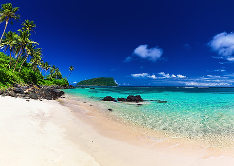 Voted by Lonely Planet as one of the Top 10 Beach Destinations of the World, Lalomanu Beac