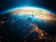 Our planet photographed from space