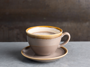 coffee on saucer on table