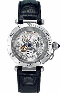 Cartier Pasha 38 Steel Skeleton