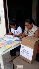 Jurados de votación en las elecciones cacaoteras 2018