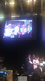 Presentación de fotografías en el Salon du chocolat en parís