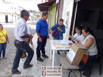 Jurado de votación en las elecciones cacaoteras 2018