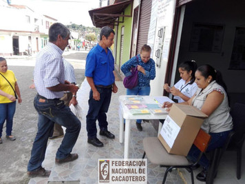 Jurado de votación en las elecciones cacaoteras 2018