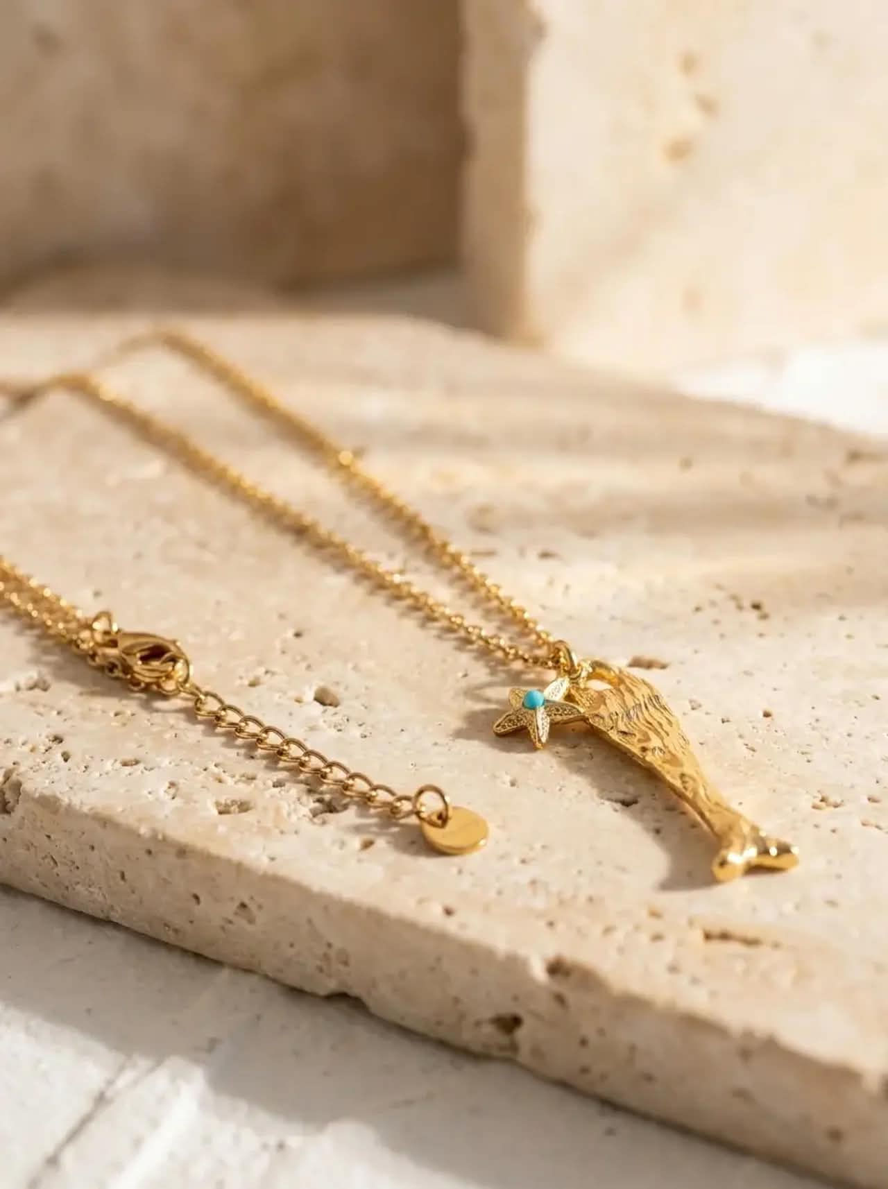 Psari Fish Pendant Necklace