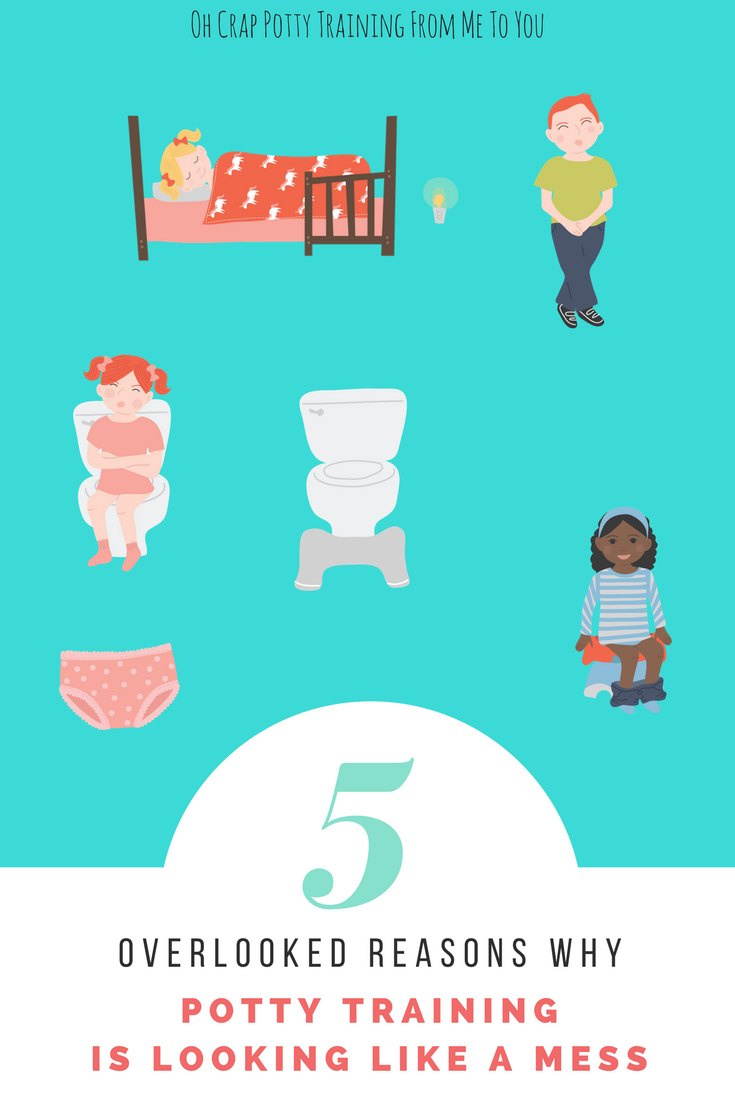 5 often-missed reasons why potty training may look like a mess