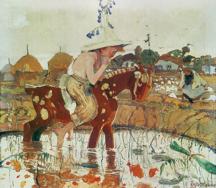 Witold Wojtkiewicz, « Vision », 1908, via Wikimedia Commons