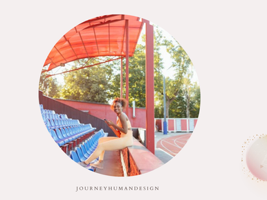 Woman sitting in natural light — representing the Generator's natural energy and forward momentum in Human Design
