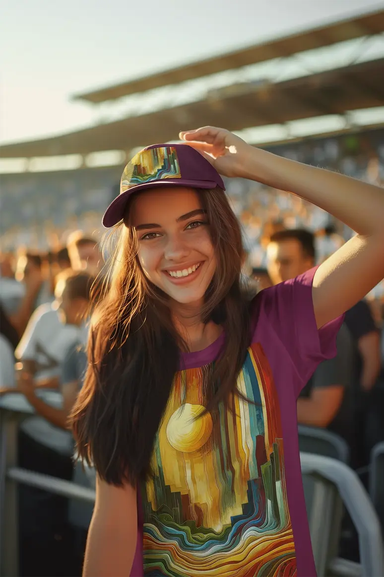 042 Cold fusion, Sunset Symphony: Abstract Urban Horizon Art Piece