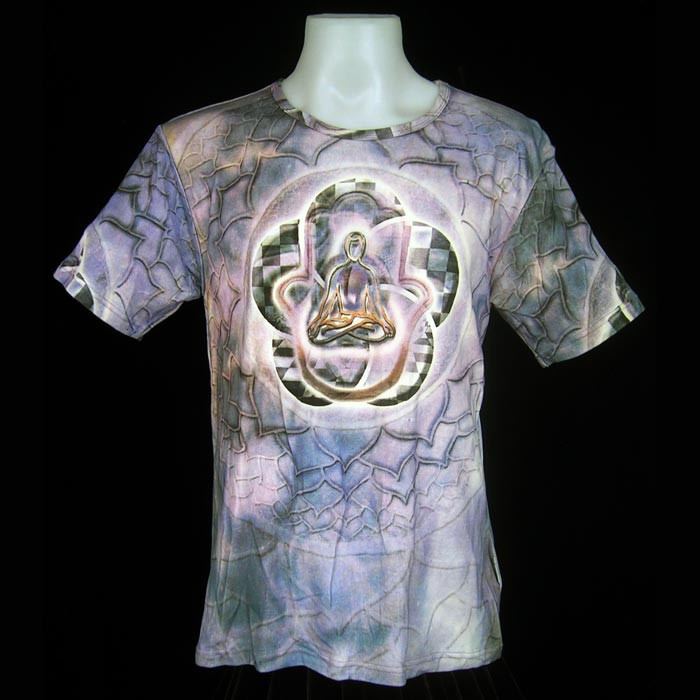 Unisex short sleeve - Transcend: Meditation and Cosmos Tee by naspex