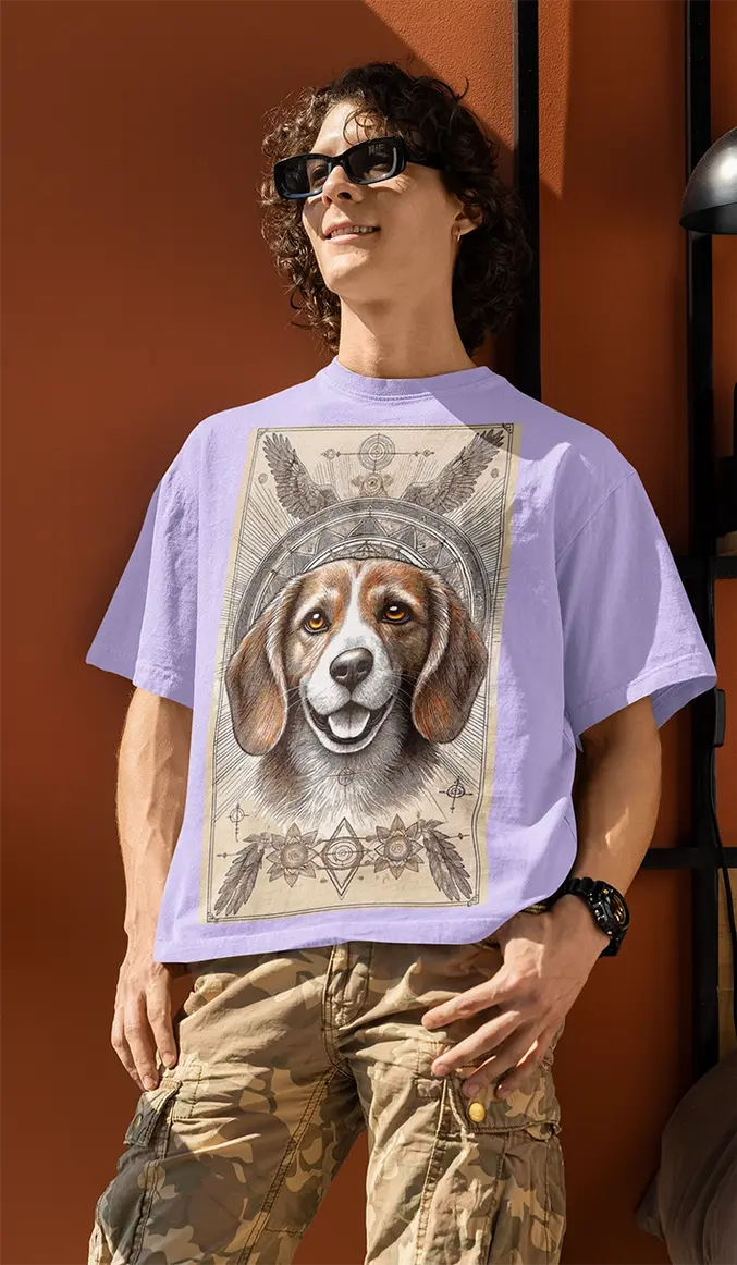 171 Cold fusion, Majestic Beagle Portrait: Exquisite Detailed Dog Artwork