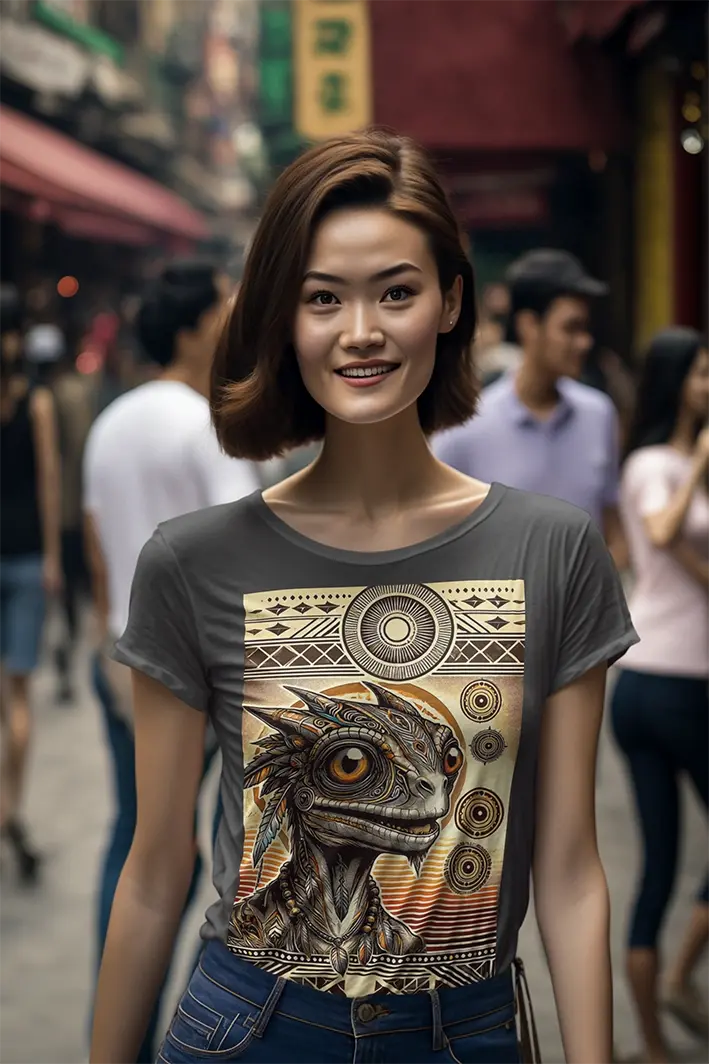 179 Cold fusion, Ancient Tribal Dragon: Intricate Spiritual Art