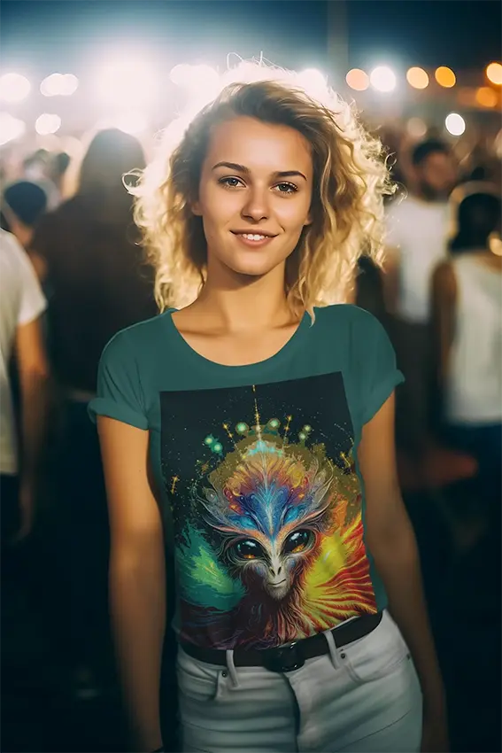 076 Cold fusion, Cosmic Guardian Spirit - Ethereal Symphony of Colors