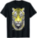 Fierce Tiger Face - Abstract Animal Design - Unisex organic cotton t-shirt
