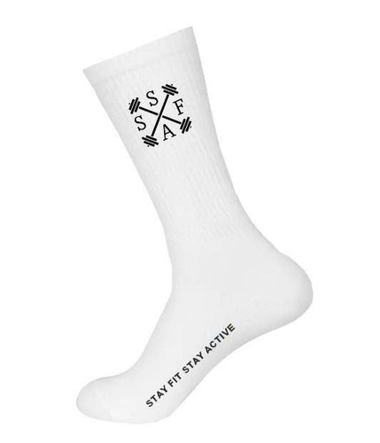 White Socks (1 pair) Stayfitstayactive