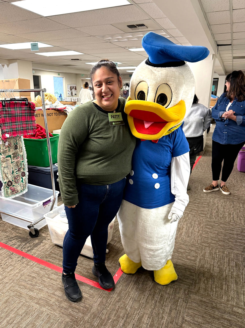 Patty with donald duck