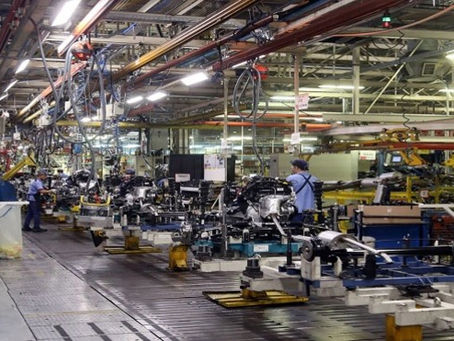 Atividade industrial cresce pelo segundo mês consecutivo