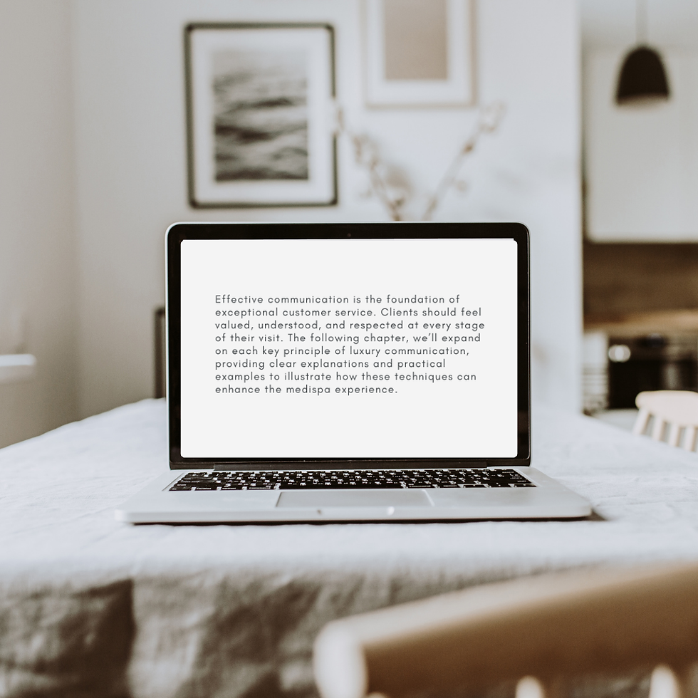Miniaturbild: Customer Service & Sales Training Manual for Luxury Medispa