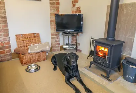 Cosy fireplace
