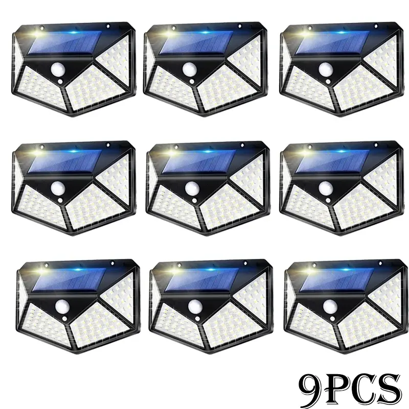 Thumbnail: 100 LED Solar Sensor Motion Light