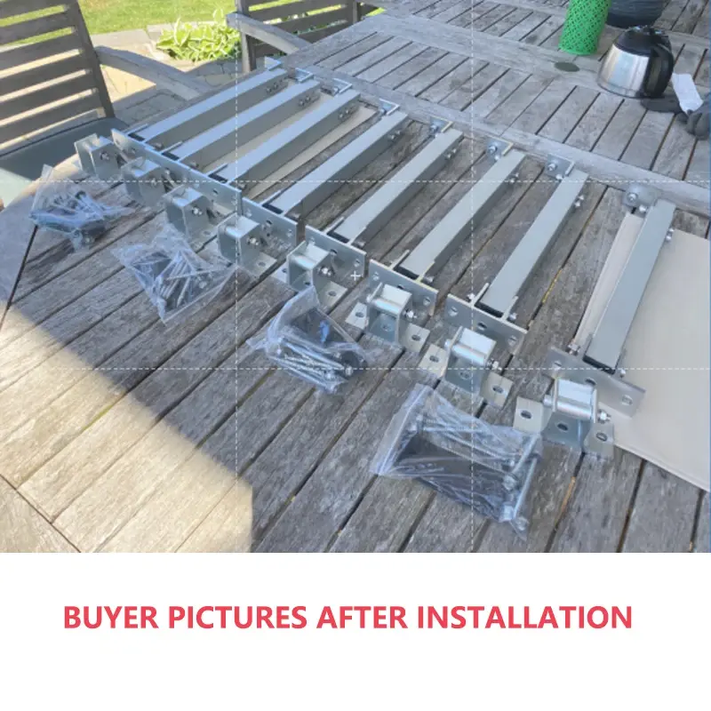 Thumbnail: Adjustable Solar Panel Bracket 36~68cm Solar Holder with Stand for Roof Mounting