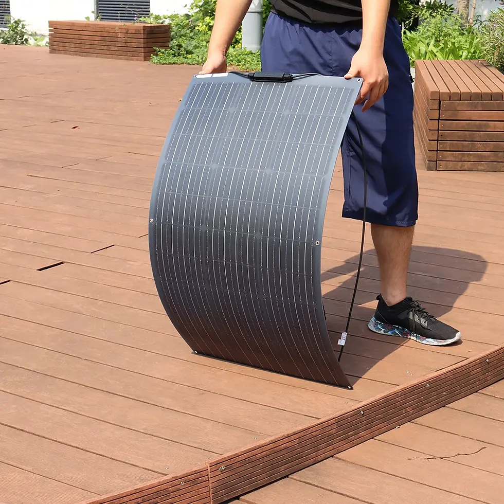 Thumbnail: 100W 200W 300W 400W 12V 18V 24V Flexible Mono Photovoltaic Solar Panels