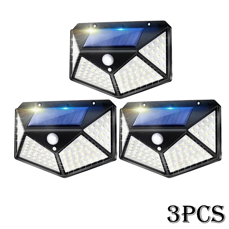 Thumbnail: 100 LED Solar Sensor Motion Light