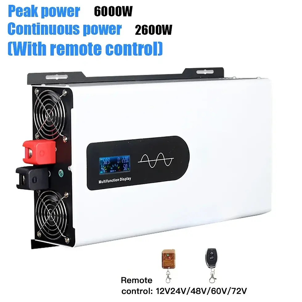 Thumbnail: 5000/10000W Pure Sine Wave Inverter 10KW DC 12/24/48V to AC 110/120/220V