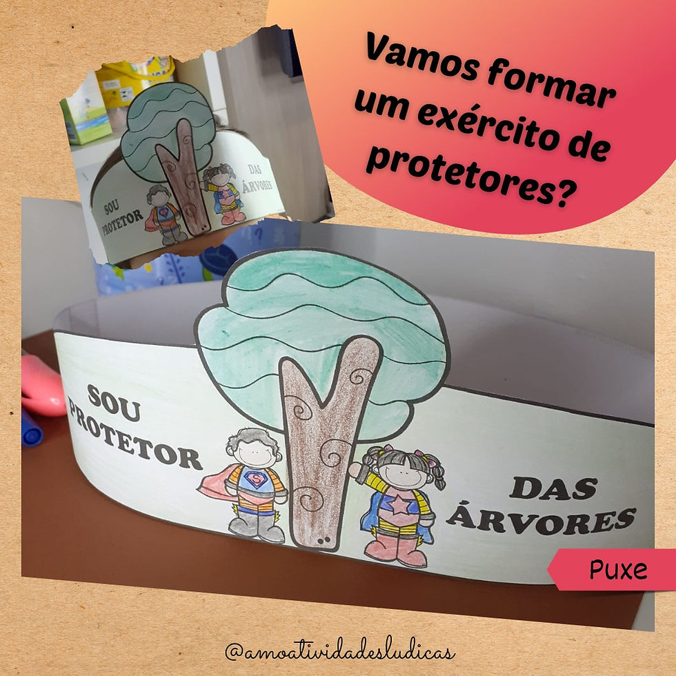 Atividade interativa Chapéu dia da árvore.