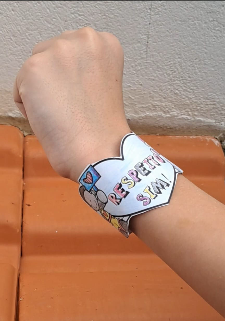 Bracelete - Bullying Não, Respeito Sim!